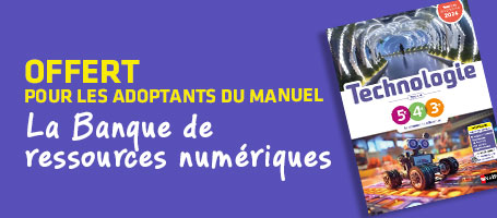 Offert pour les adoptants du manuel - La Banque de ressources numériques